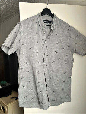 Molokai Surf Co. Men's Cotton Blend Button Down Size Large